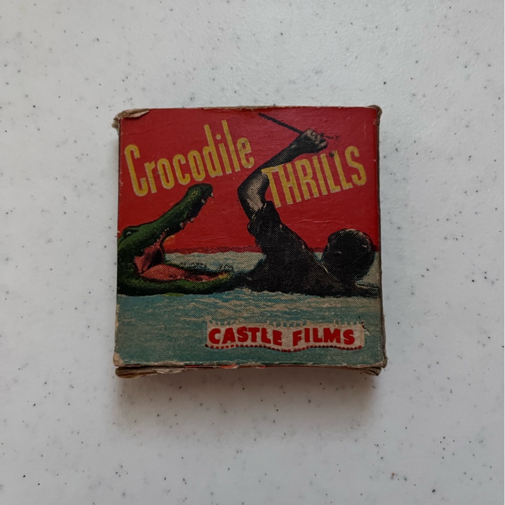Crocodile Thrills Film Reel from the the 1950s